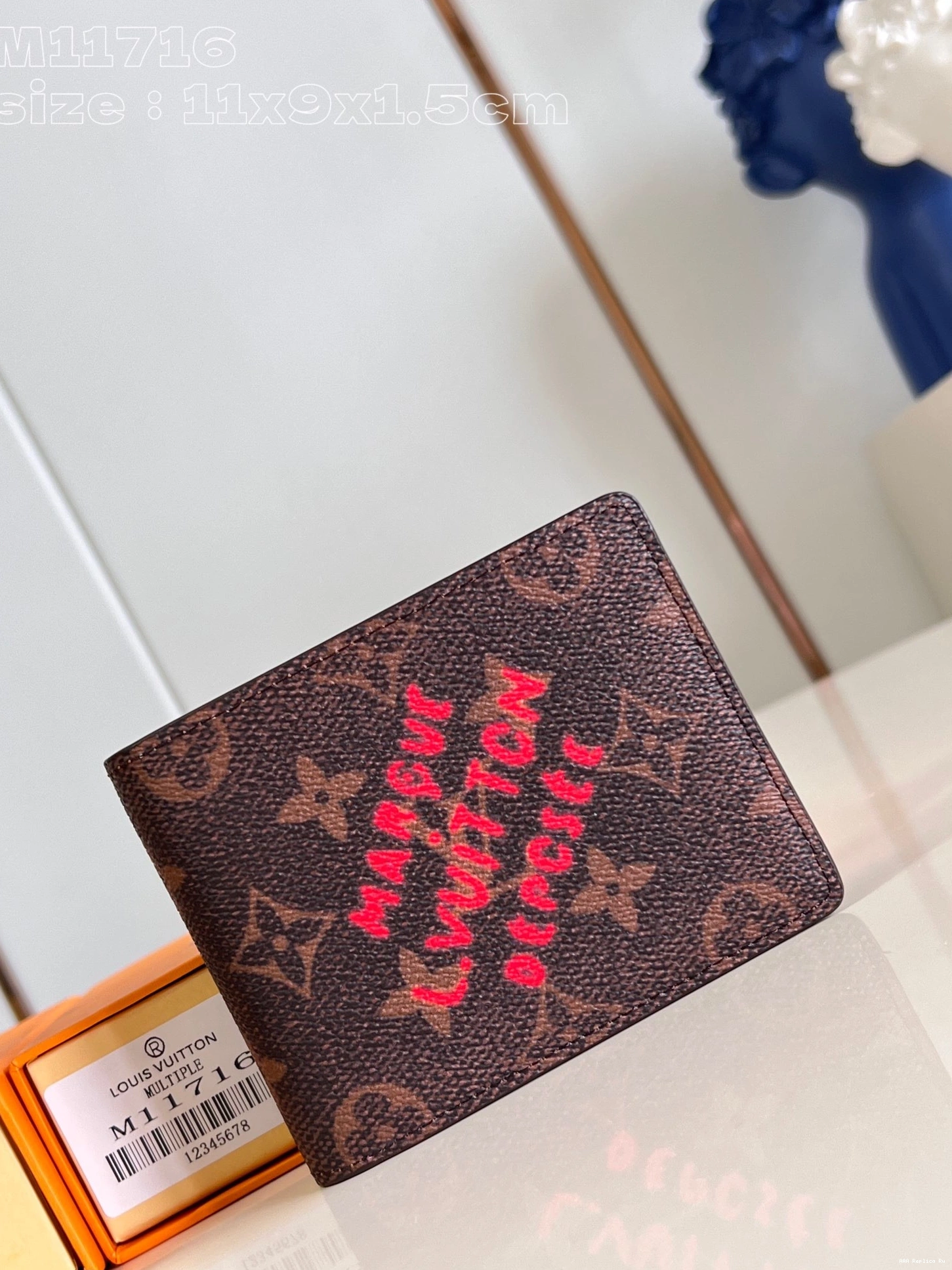AAA Pruses Bags VUITTON MULTIPLE WALLET-11.5*9*1.5cm LOUIS 0806